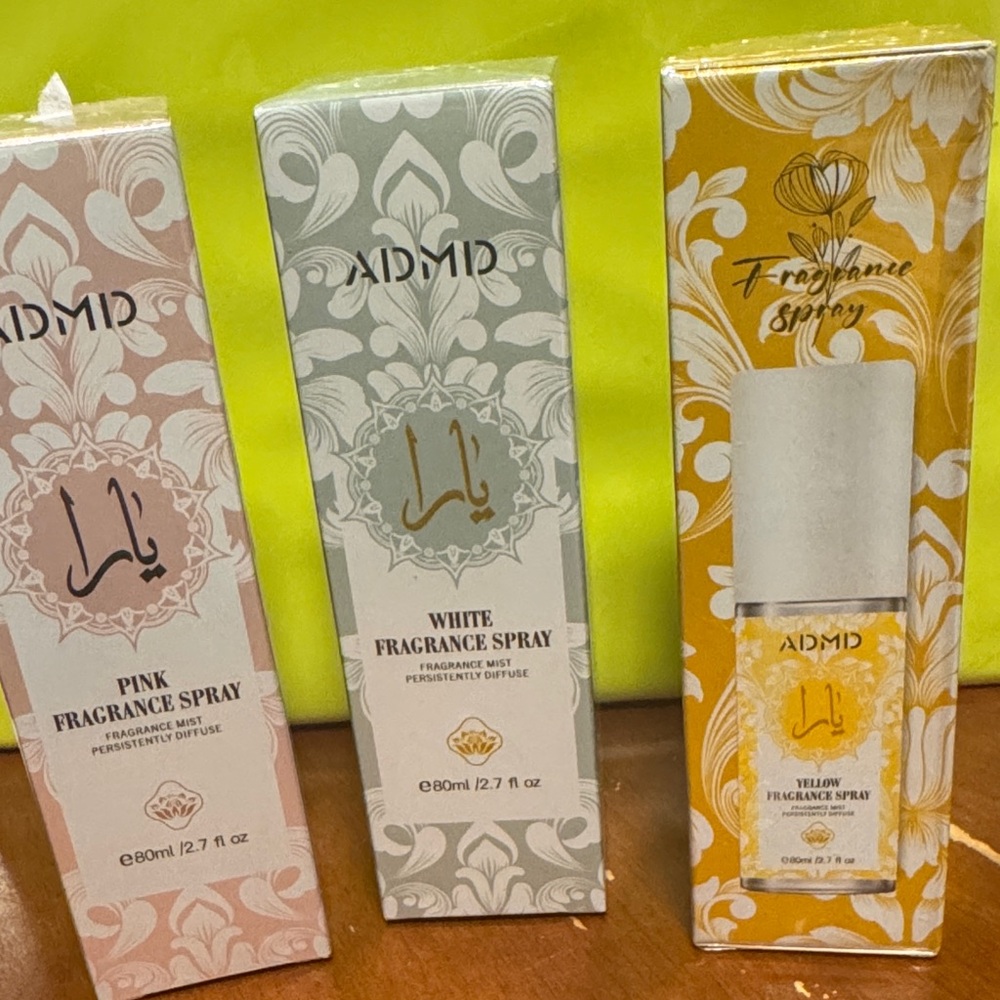 MDMP Fragrance Spray - Yellow and White